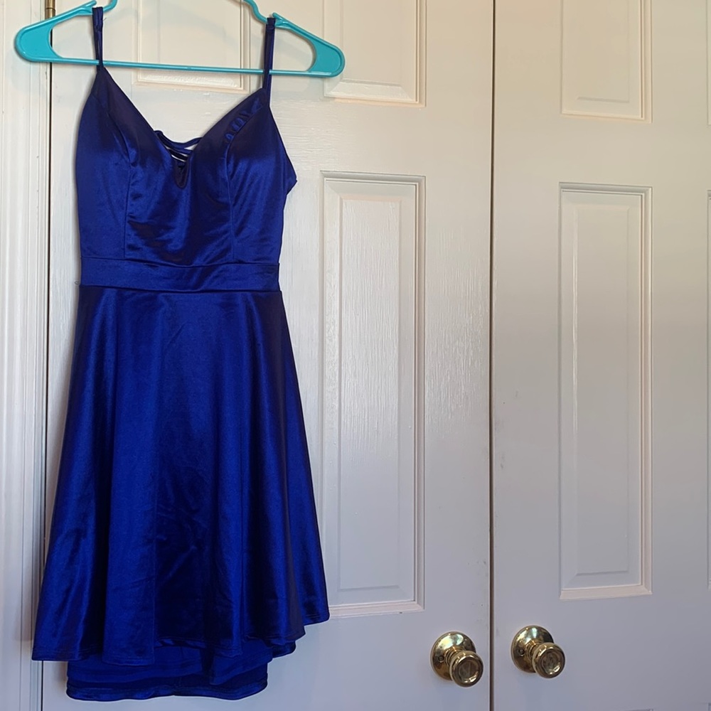 Blue dress